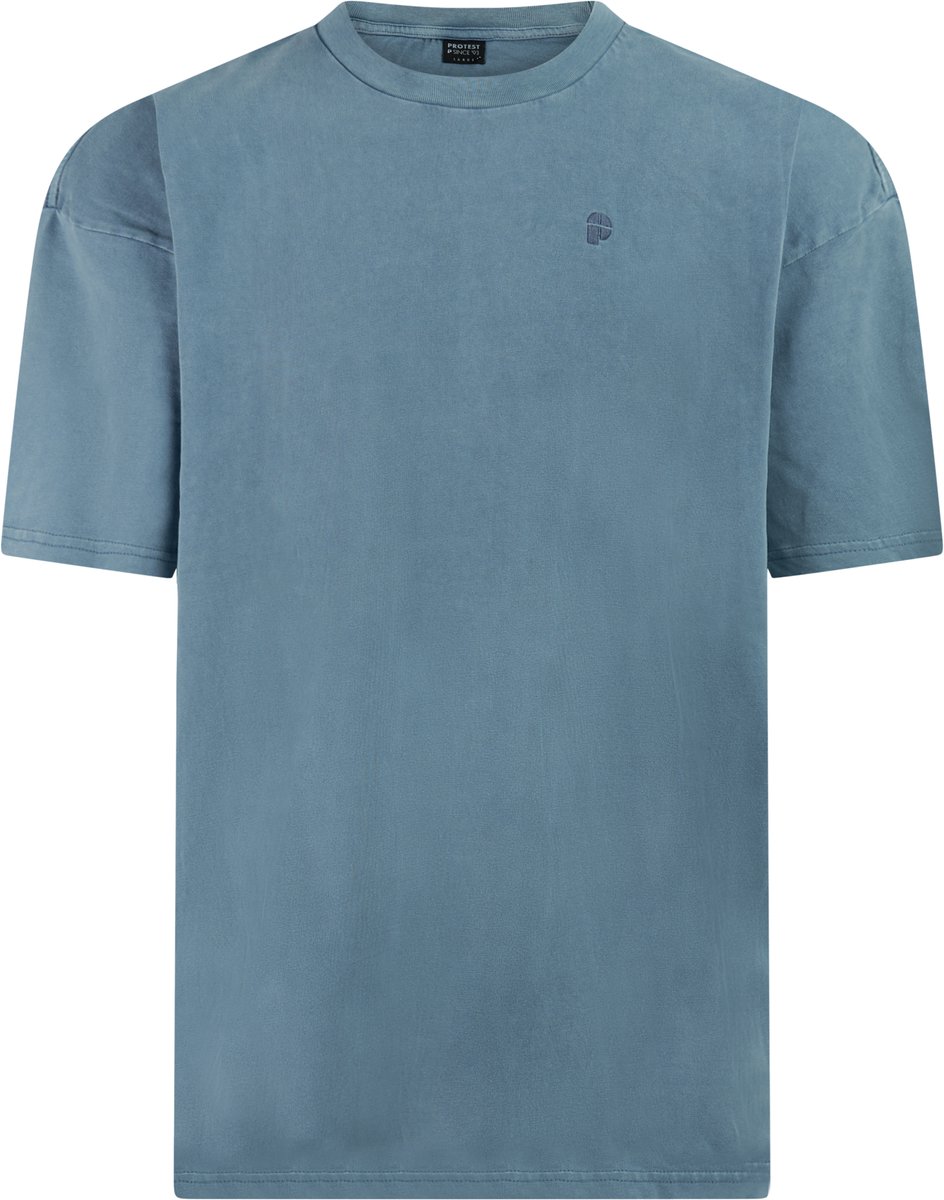 Protest PRTMatt T-shirt Heren Korte mouwen Ronde hals Loose fit Blauw