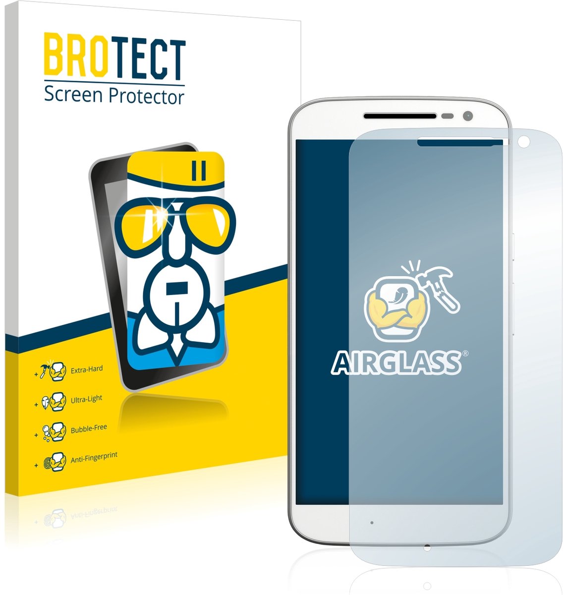 Screenprotector voor Motorola Moto G4 Beschermglas transparant