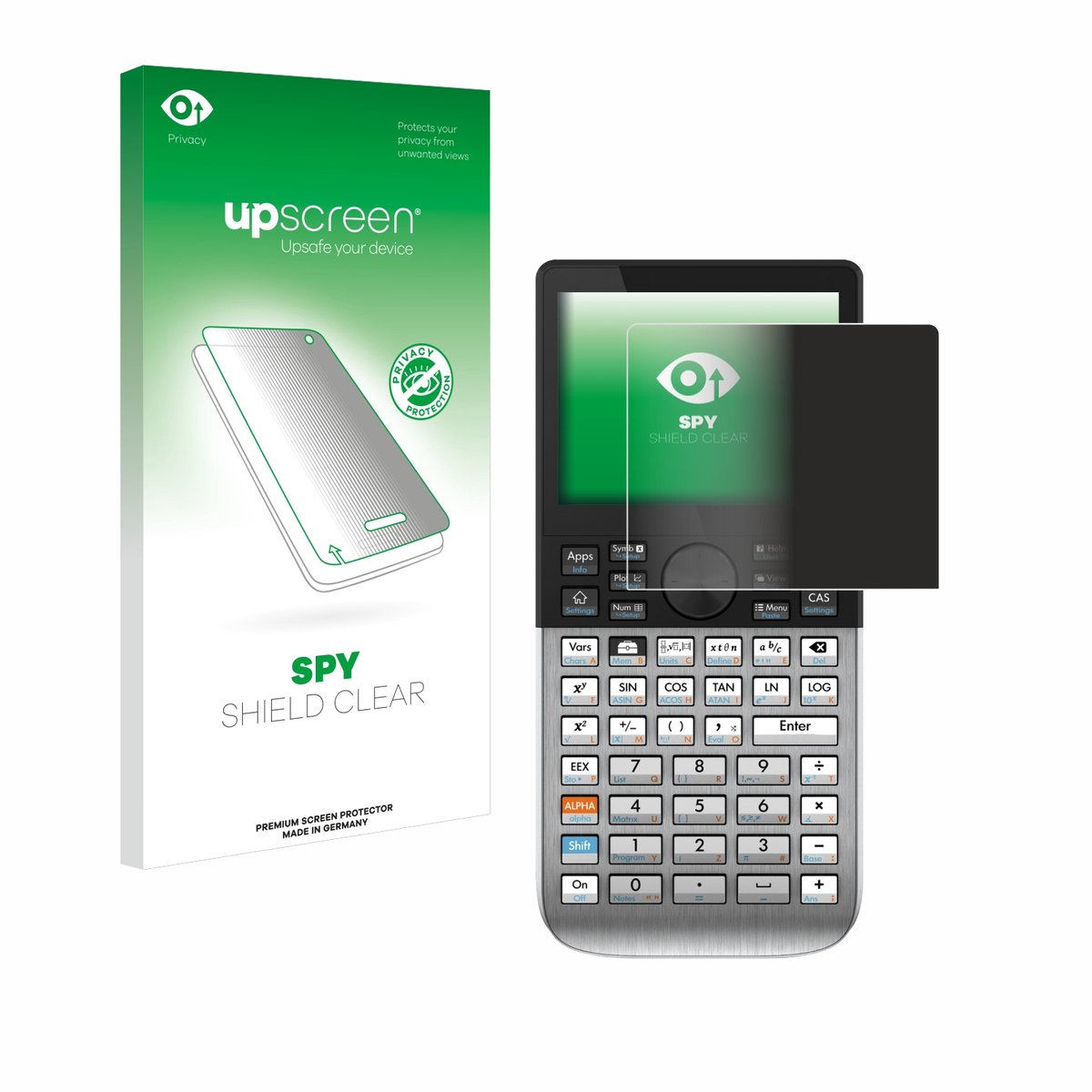 upscreen - privacy screenprotector voor HP Prime - Folie Beschermfolie Blauwlichtfilter