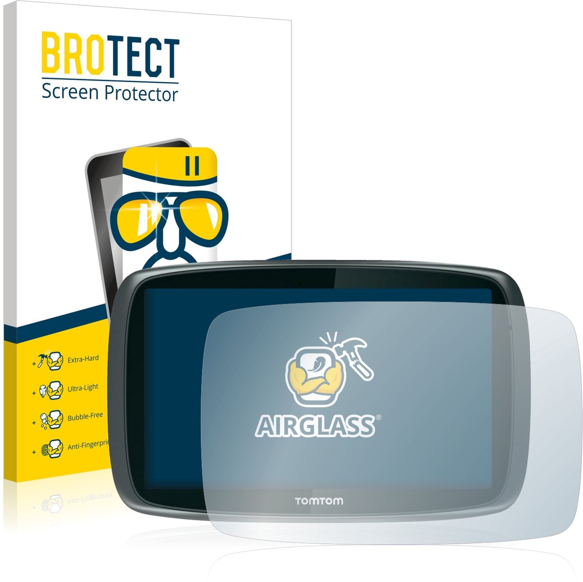 Screenprotector voor TomTom GO 6000 Beschermglas transparant