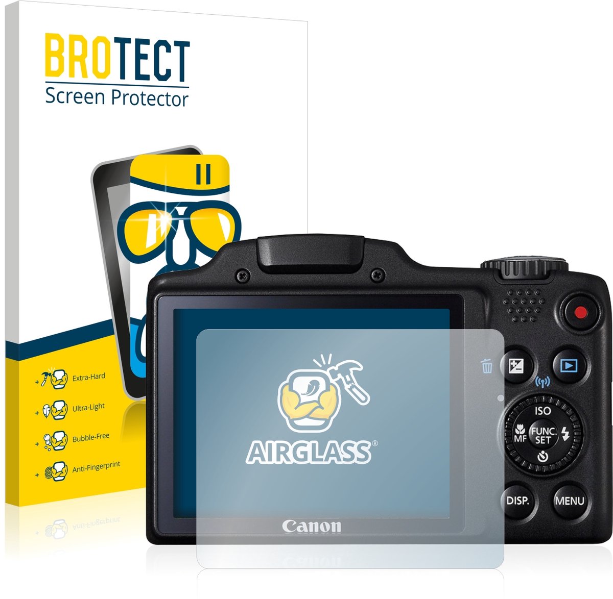 Screenprotector voor Canon PowerShot SX510 HS Beschermglas transparant