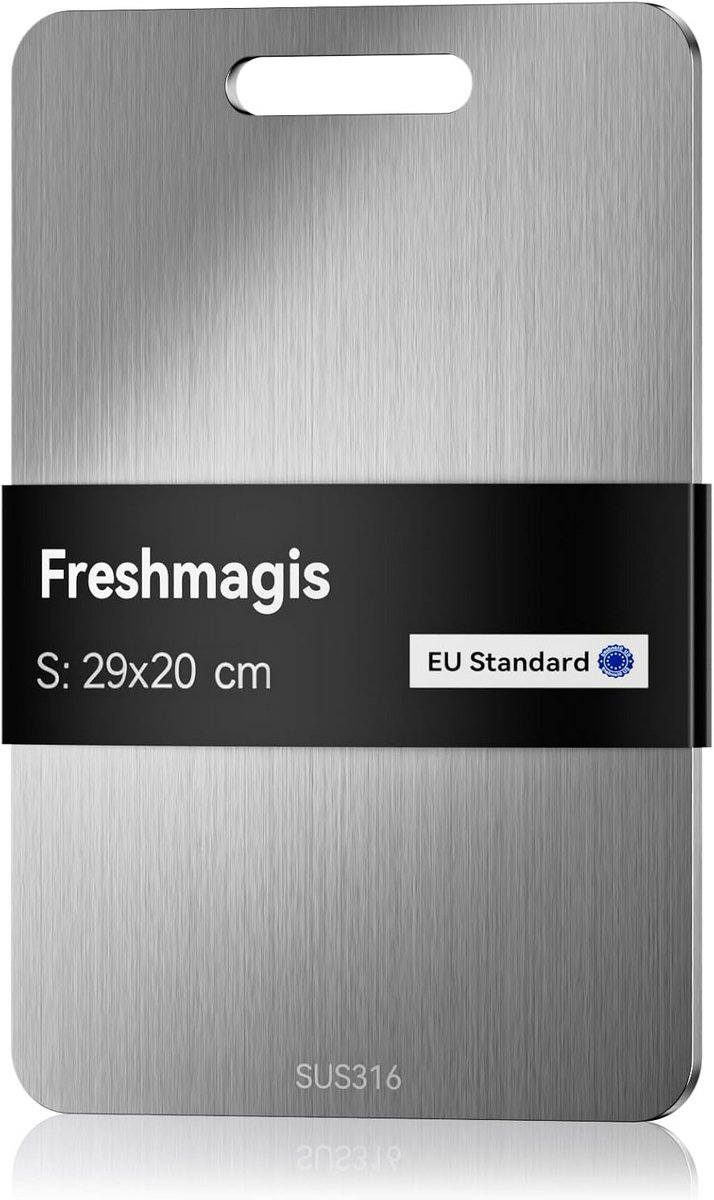 Rvs Snijplank 29x20cm Duurzaam Keuken Accessoire