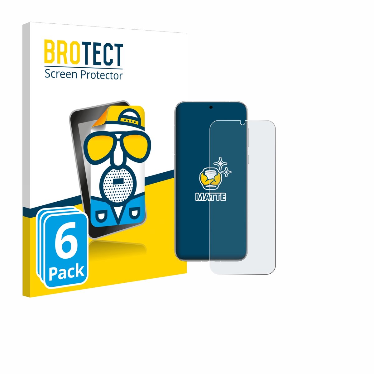 BROTECT - Screenprotector voor Huawei Pura 80 Ultra - Folie Beschermfolie matte 6 Stuks