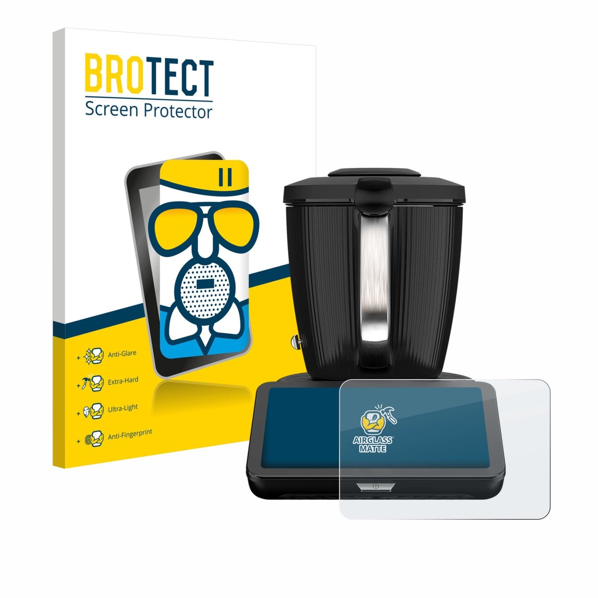 BROTECT - Screenprotector voor Vorwerk Bimby TM7 - Folie Beschermfolie Beschermglas matte