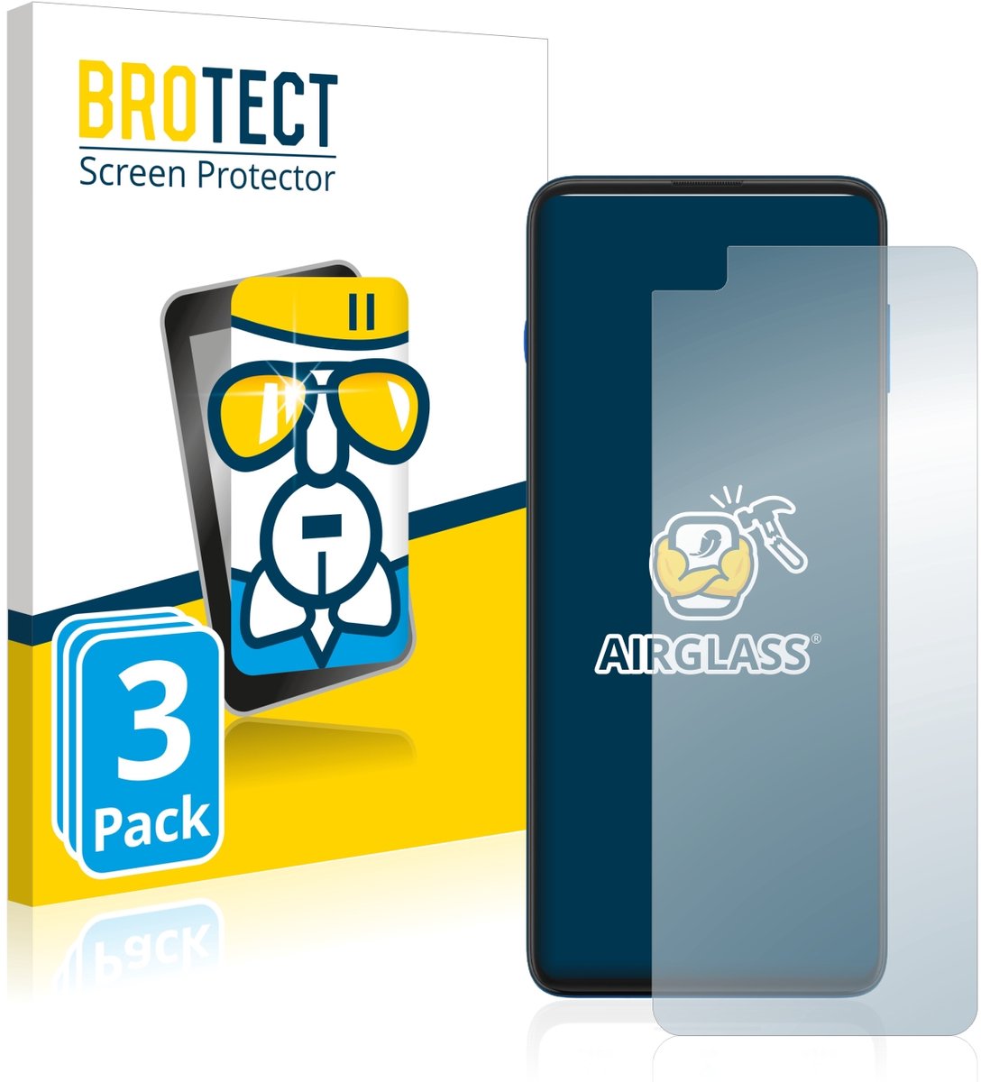 Screenprotector 3 Stuks voor Motorola Moto G100 Beschermglas transparant