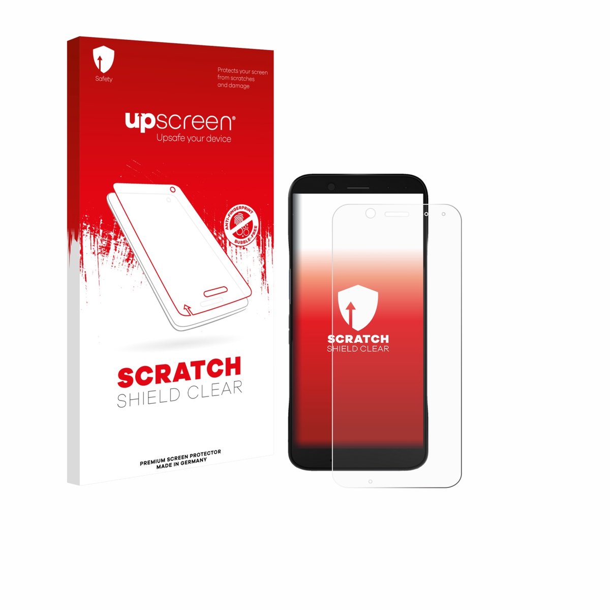 upscreen - Screenprotector voor Datalogic Memor 17 HC - Folie Beschermfolie transparant