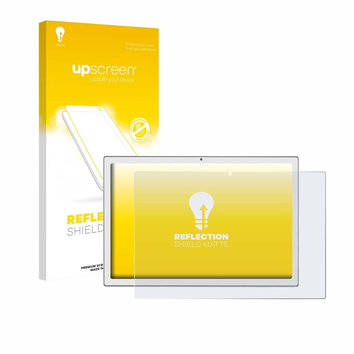 upscreen - Screenprotector voor KADYBE D105 10.1" - Folie Beschermfolie anti glare matte