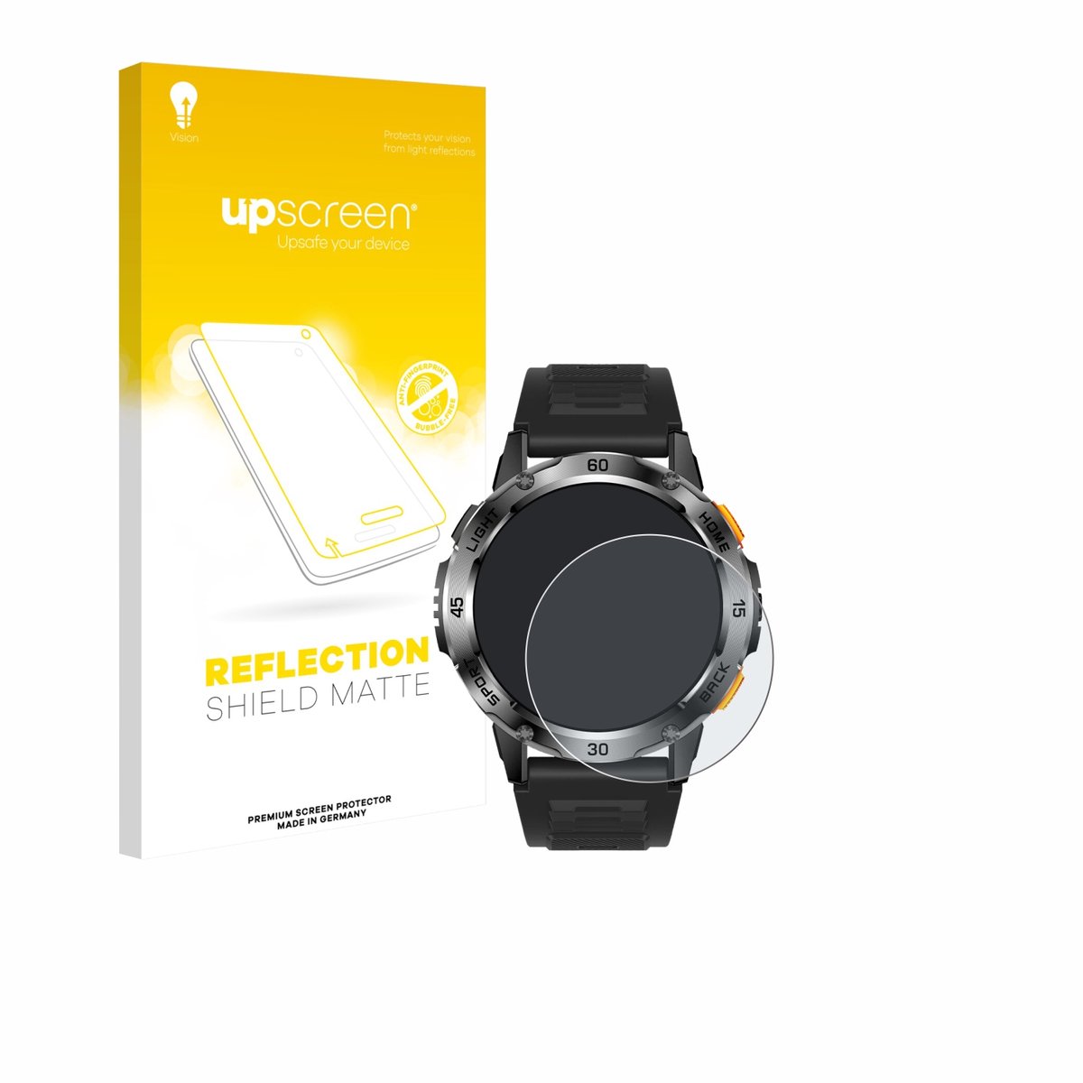 upscreen - Screenprotector voor BlitzWolf BW-AT7 - Folie Beschermfolie anti glare matte