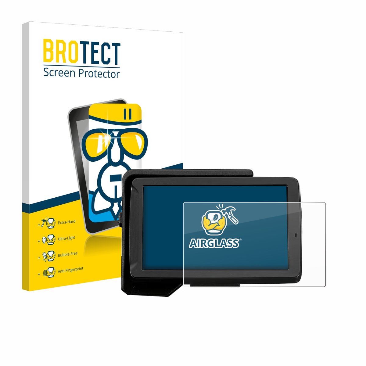Screenprotector voor BMW R 1250R S Navigator V 5" Beschermglas transparant