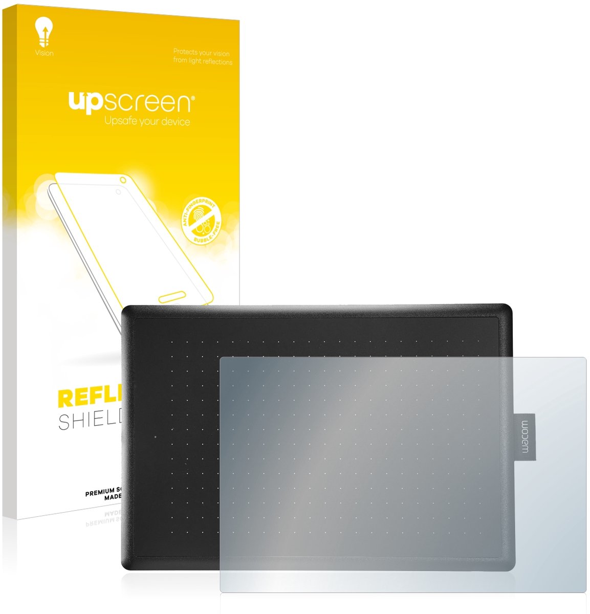upscreen - Screenprotector voor Wacom One Medium - Folie Beschermfolie anti glare matte