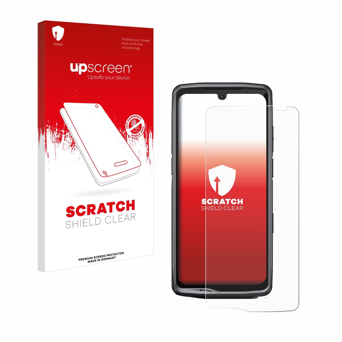 upscreen - Screenprotector voor Crosscall Stellar M6E - Folie Beschermfolie transparant