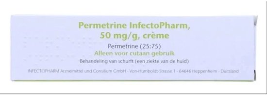 InfectoPharm Permetrine Crème 50mg/g - 30 gr