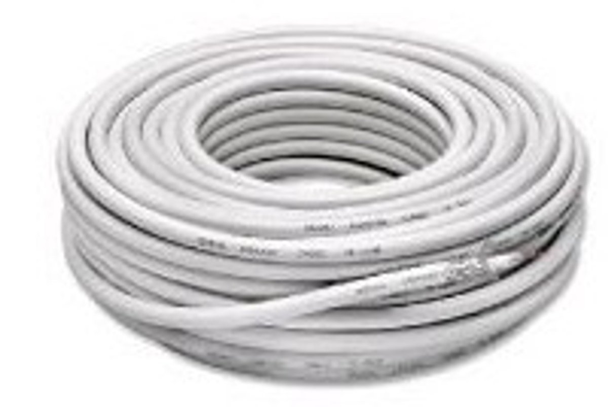nuovaVideosuono 19/02 coax-kabel 20 m Wit