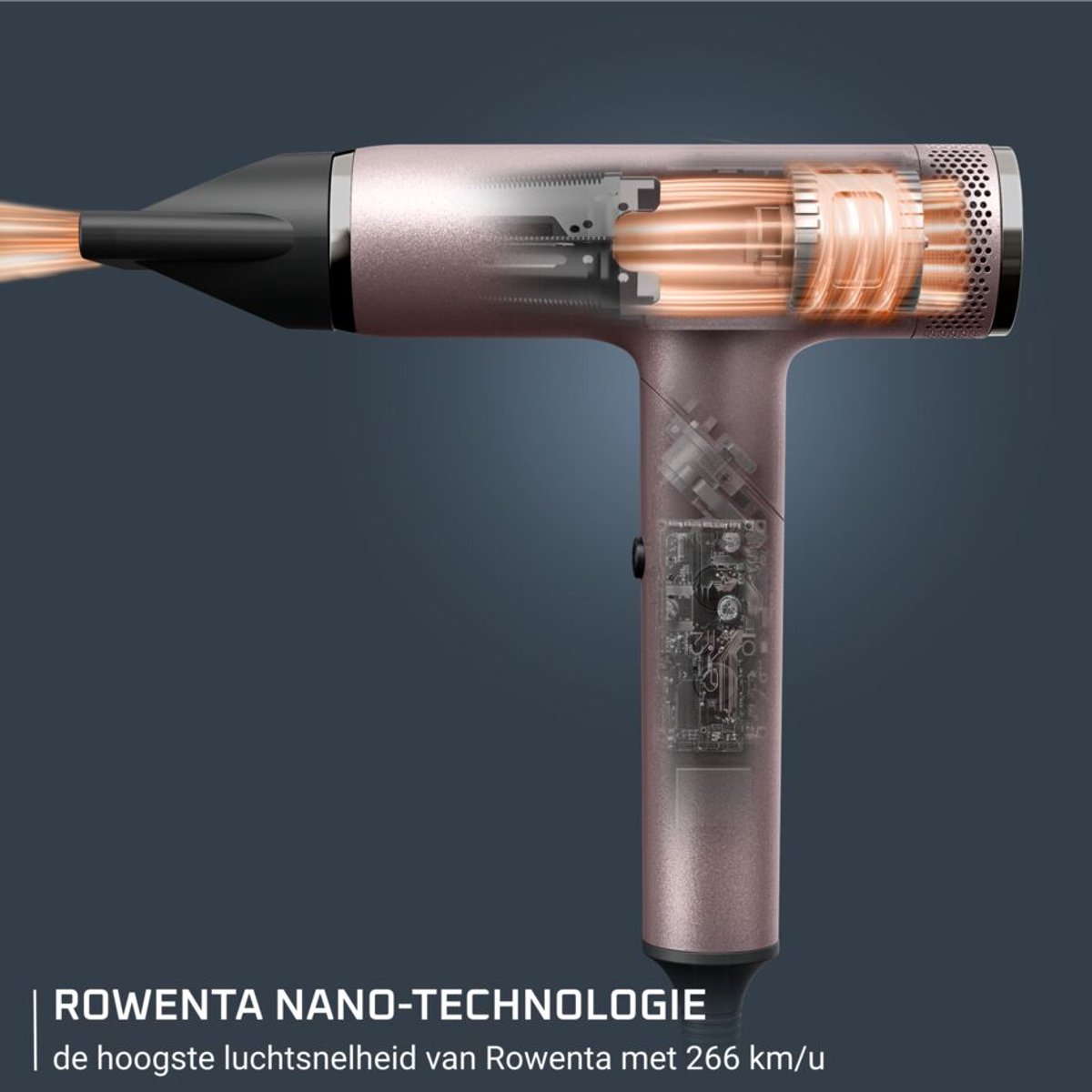Rowenta NANO Fold HY8530E0 – Föhn - 1700 W – Opvouwbaar - Ionische technologie – Reis haardroger — afbeelding 5