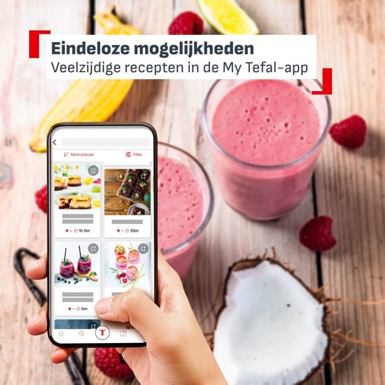Tefal Blendforce Cook BL5768 - Blender - Inclusief Mini Chopper - Compact - Snel Opwarmend van Merkloos — afbeelding 4