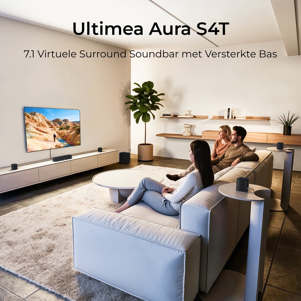 ULTIMEA Aura A40 - 7.1-kanaals Surround Soundbar voor TV met - afbeelding 2