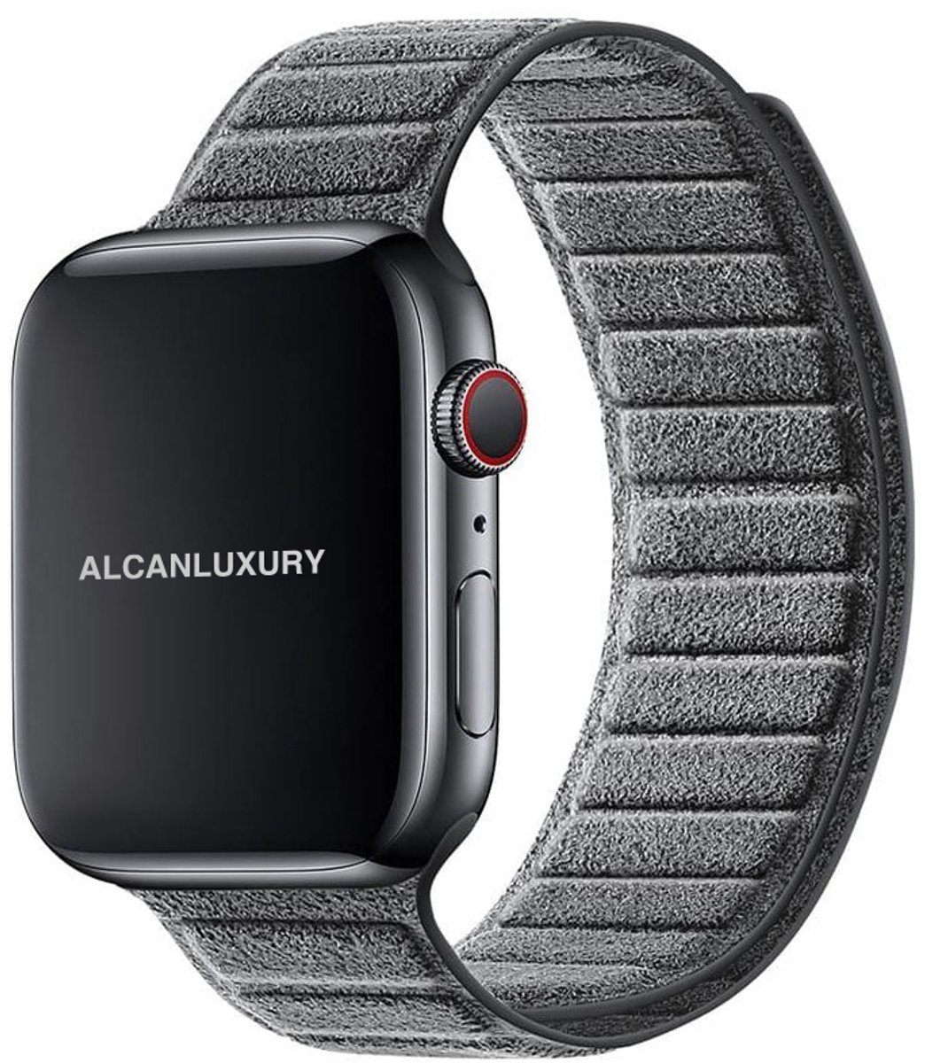 Alcanluxury Alcantara Apple Watch band 38/40/41/42 mm - Nardo Grey