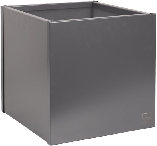 UNUS® Plantenbak Bloembak Bloempot vierkant 40x40x40 cm antraciet