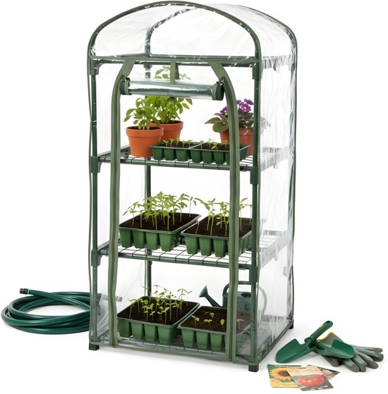 Lomera Kweekkas - Broeikas - Tuinkas - Planten Kas - Mini Kas - Kas voor Stekjes - Kas...