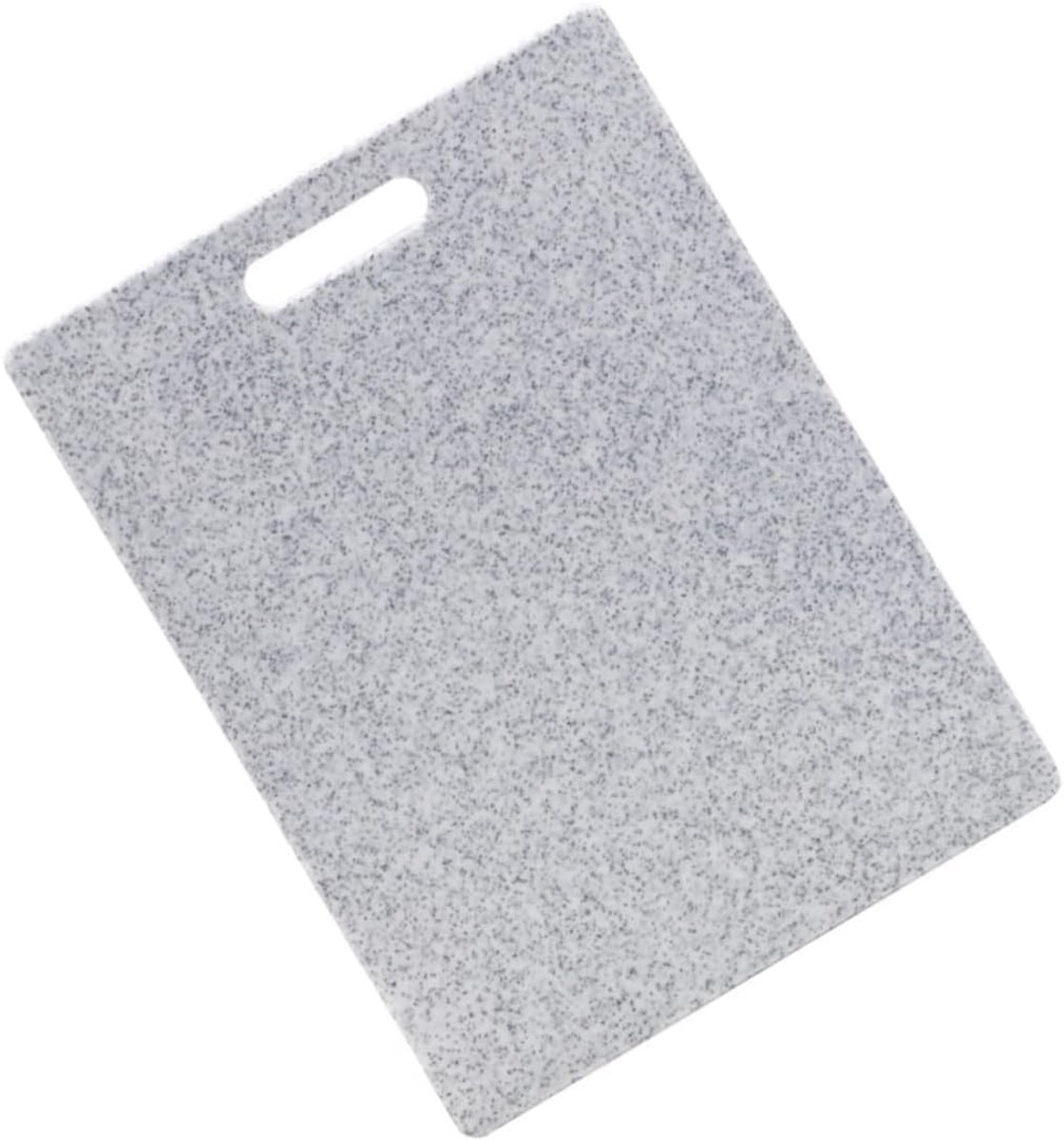 Snijplank - Hakplank Keuken - Voedsel Voorbereiden - Marmer Look PP - 20x20x2cm - Grijs