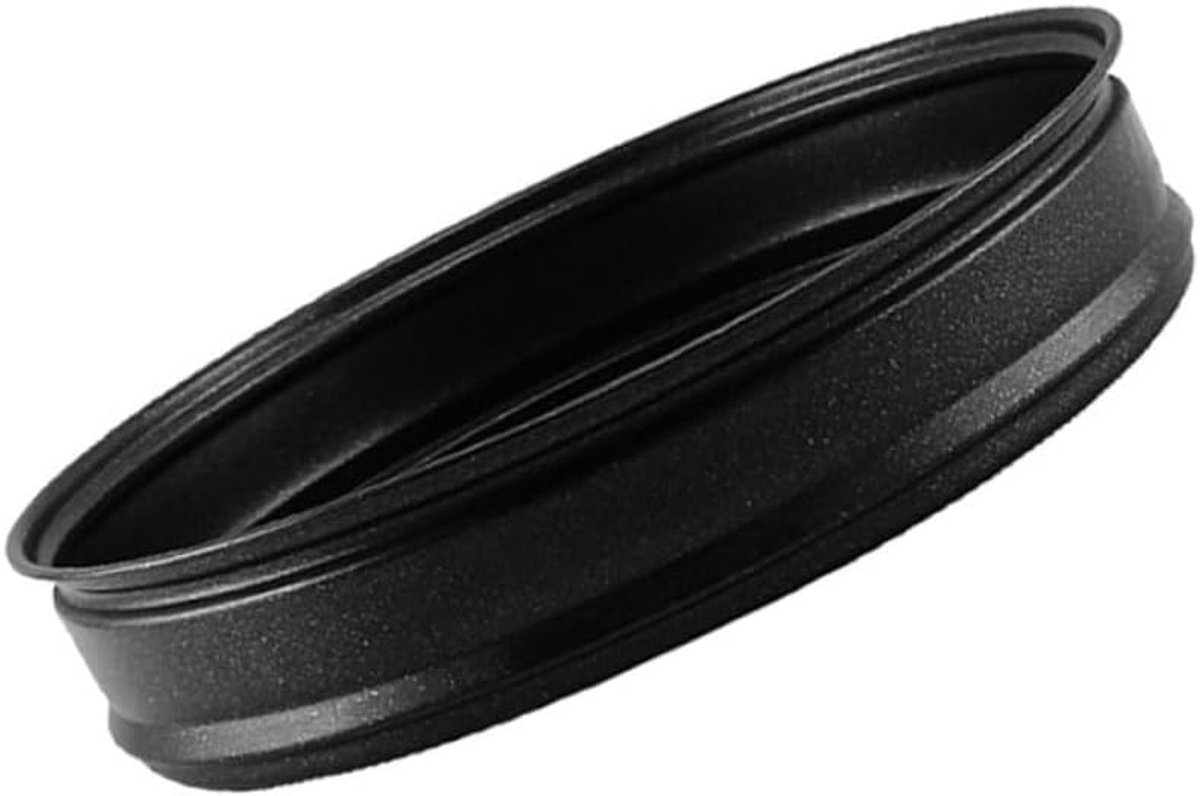 Stoommand RVS - Kookaccessoire Keuken - Gezond Koken - Compact Ontwerp - 32cm Diameter - Zwart