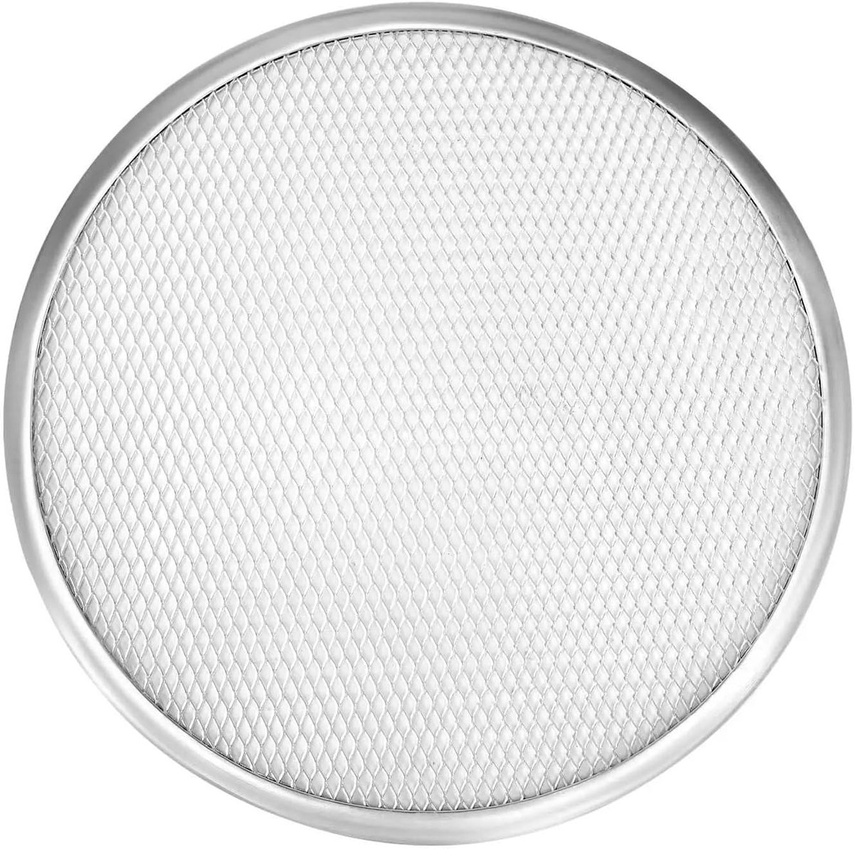 Pizzablad - Pizza net - Pizzaoven gebruik - Antiaanbaklaag - 305 cm - Zilverkleurig