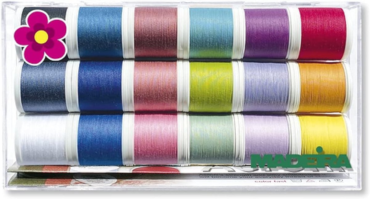 Hoogwaardig Naaigaren - Stevig Garen - Alle Stoffen - Zomercollectie Set - 7200 Meter Totaal - Rood