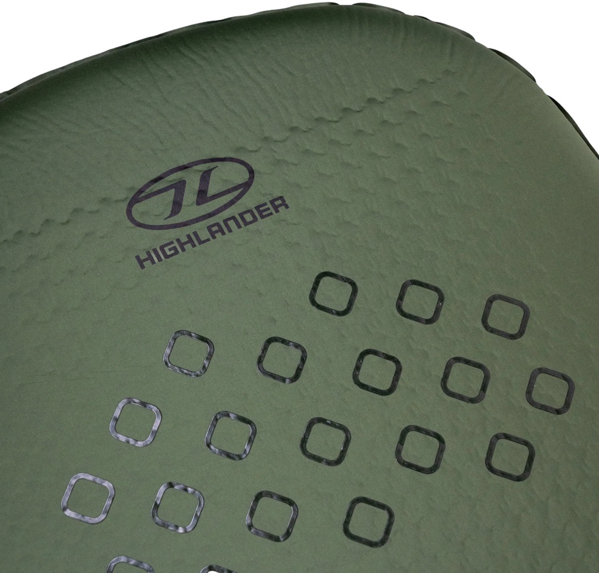 Highlander zelfopblaasbare slaapmat Kip Mat Compact - R-waarde 3.2 - Olijf Groen