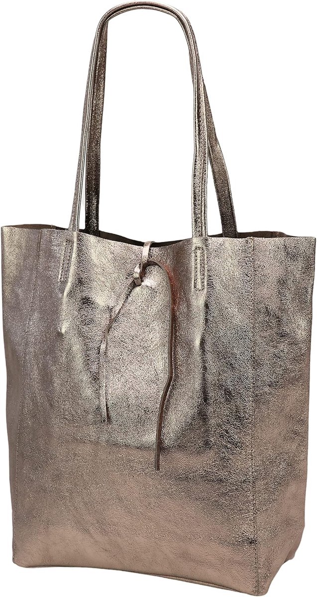 Dames Shopper Tas - Leren Handtas - Dagelijks Gebruik - Echt Leer - 37x29 cm - Veel Kleuren