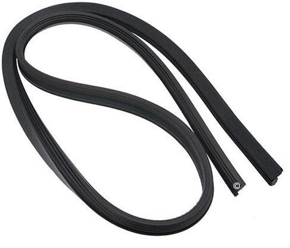 Vaatwasser Deur Rubber - Afsluiter Pakking - Lekkage Voorkomen - Universele Pasvorm - 1660mm Lengte - Zwart