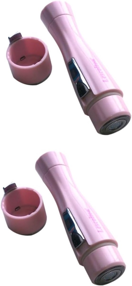 Dames Epilator - Gezichtshaar Verwijderen - Gladde Huid - Pijnloos Systeem - Draagbaar Formaat - Roze