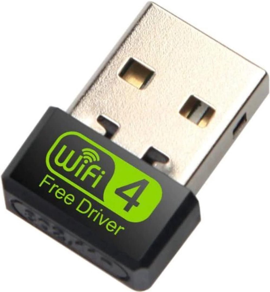 Draadloze USB Adapter - Wi-Fi Dongle - Snelle Internetverbinding - Driver Vrij - Compact Formaat - Zwart