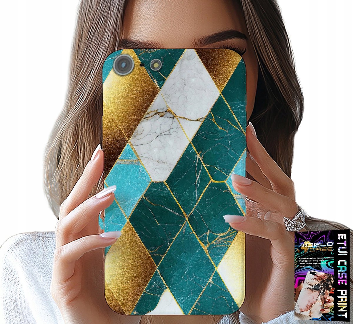HOESJE VOOR IPHONE 5 / 5S / 5C - ELEGANT EN MODIEUS DESIGN HOESJE + FILM