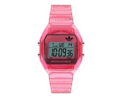 Adidas Originals Digital Two Crystal AOST25540 Horloge - Resin - Roze - Ø 36 mm