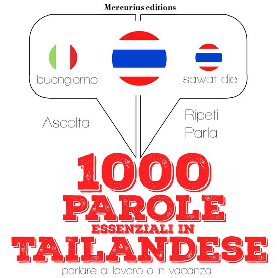 1000 parole essenziali in Tailandese - cover