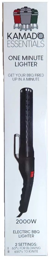 Kamado Essentials - Allumeur BBQ électrique - One minute lighter - Looftlighter - 2000W - Zwart