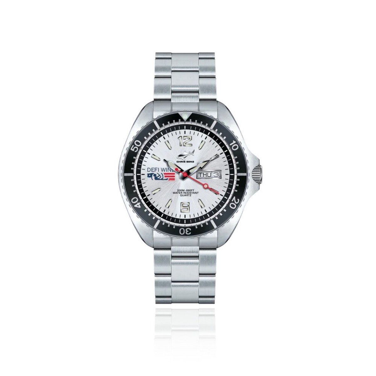 Chris Benz - CBO-DW-MB - Polshorloge - Duikershorloge - Unisex - kwarts - ONE MAN 200M DEFI WIND EDITION