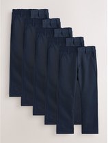 Next - Jongens - Reguliere schoolbroeken met normale pijpen 5 pak - Blauw