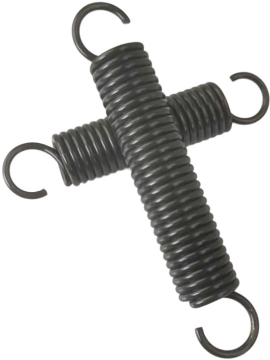 Trekveren met Haken - Verenstaal Spiraalveren - Apparaten Reparatie - Duurzaam Verenstaal Materiaal - 3x30x200 mm - Metaal