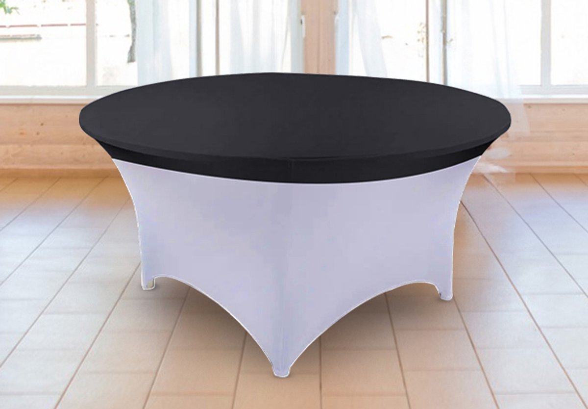 Meble odNowa - Tafellaken Serie - Ronde Tafel Topper - Elastaan - 180cm