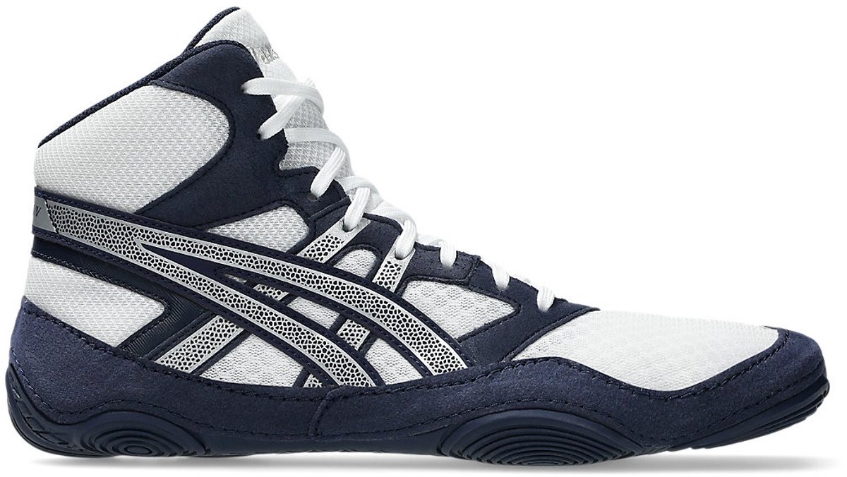 Asics Snapdown 4 Worstelschoenen Donkerblauw/ Voor Gevorderden Maximale Grip Zilver