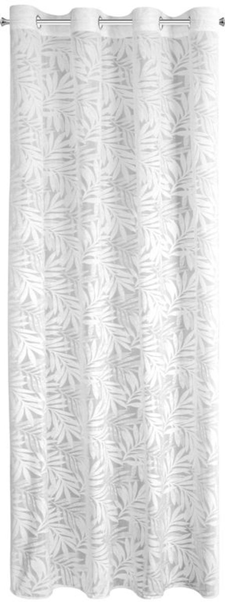 Eurofirany Nataly Serie - Kant-en-Klare Gordijn - 140x250 cm - Wit - Polyester
