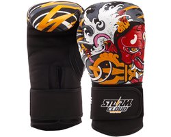 StormCloud Daisho ONI - Leren Bokshandschoenen - 16oz - Zwart - Professioneel