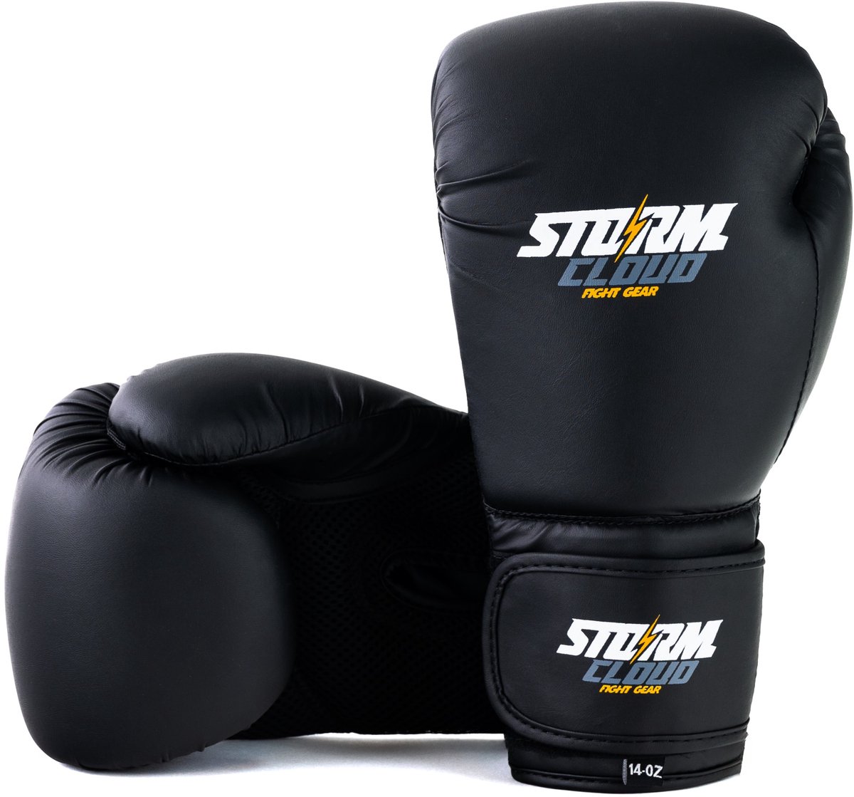 StormCloud Rookie Serie - Bokshandschoenen - Zwart/Wit - 10oz - Synthetisch Leer