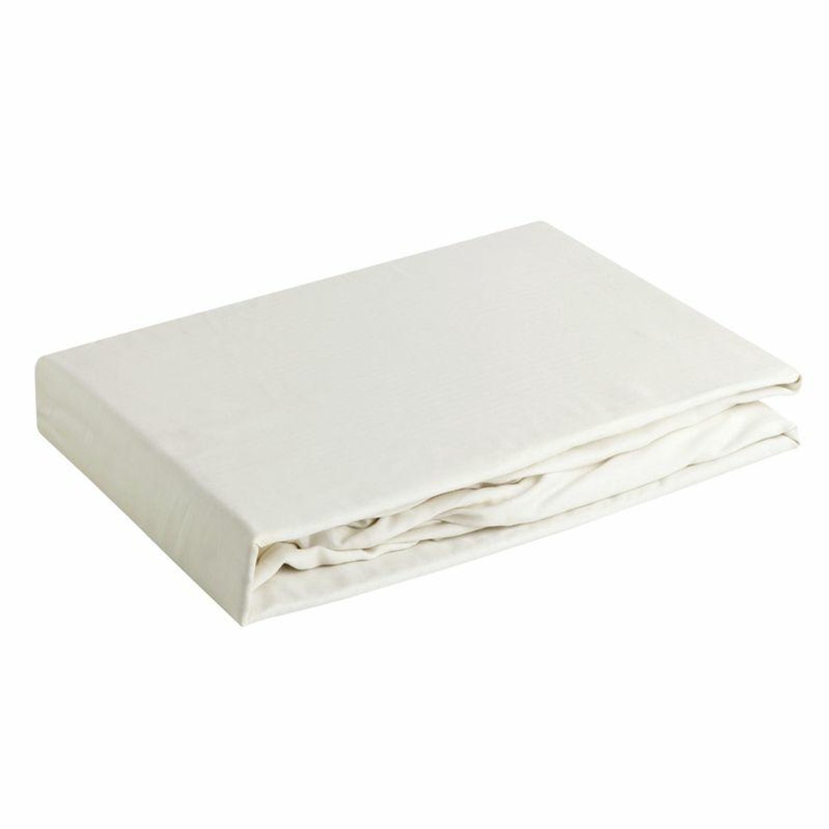Eurofirany Nova Serie - Satijnen Hoeslaken - 140x200 - Krem - Voor Hoog Matras