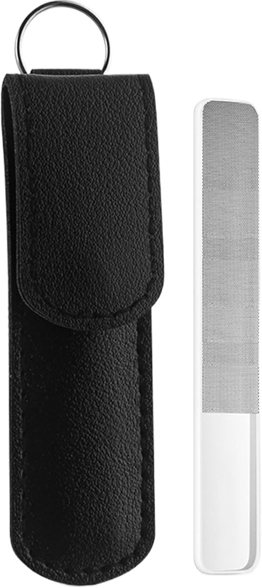 Glazen Nagelvijl - Nagelverzorging Tool - Manicure Pedicure - Dubbelzijdig Ontwerp - 10x3x2 cm