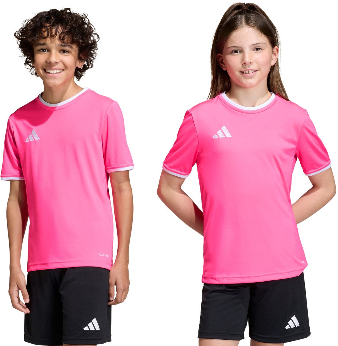 adidas T-shirt Kinderen Entrada 26 Jersey Roze - Maat 140cm