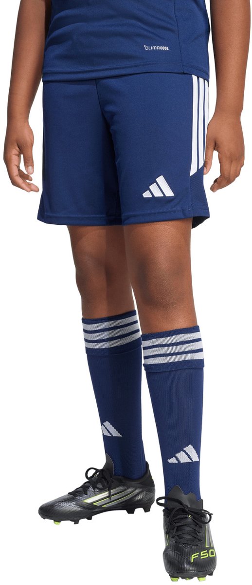 adidas Short Kinderen Tiro 26 League Donkerblauw - Maat 104cm