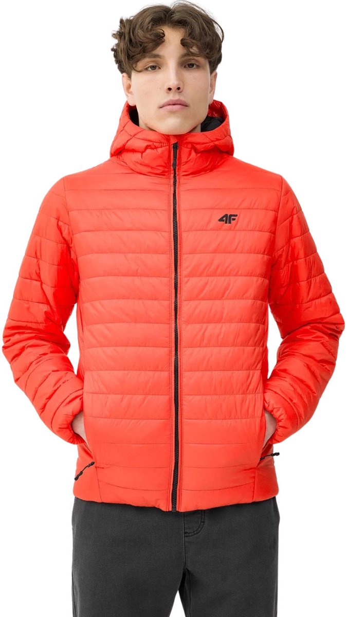 4F Jas Heren Dons Oranje - Maat M