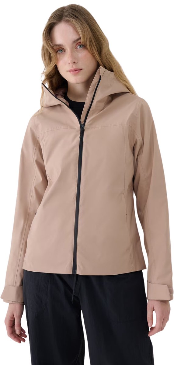 4F Jas Dames Technisch Beige - Maat S